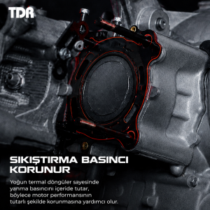 Tdr Conta Silindir Kapağı Tabanlı X-Max 76MM Yeni Kasa