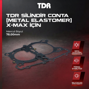Tdr Conta Silindir Kapağı Tabanlı X-Max 250/300 78MM (2018-2026)