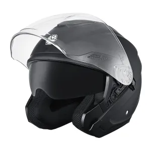 Scoyco OF-669 Mat Black Yarım Kask