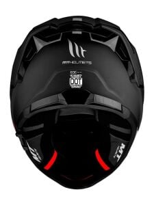 MT Thunder 4 Sv Solıd A1 Mat Siyah Kapalı Kask