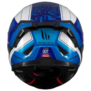MT  Thunder 4 Sv Freeway A17 Parlak Mavi Kapalı Kask
