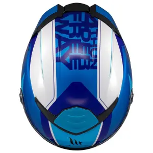 MT  Thunder 4 Sv Freeway A17 Parlak Mavi Kapalı Kask