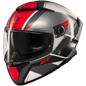 MT Thunder 4 Sv Freeway A5 Parlak Gri Kapalı Kask