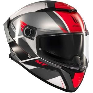 MT Thunder 4 Sv Freeway A5 Parlak Gri Kapalı Kask