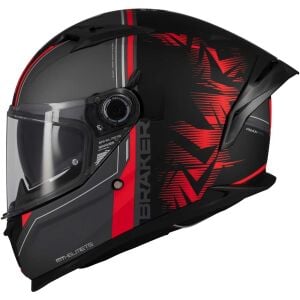 MT Braker Sv Charm B5 Mat Siyah Kırmızı