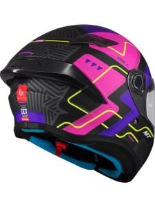 MT Targo Brık C8 Mat Pembe Kapalı Kask (XS)