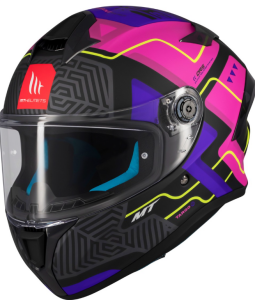 MT Targo S Brık C8 Mat Pembe Kapalı Kask