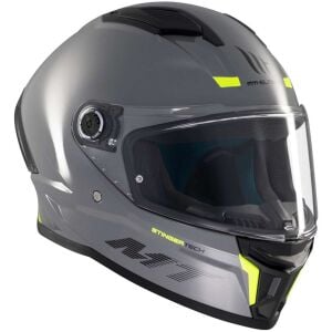 MT Stınger 2 Solıd A12 Parlak Gri Kapalı Kask