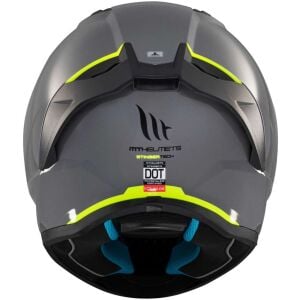 MT Stınger 2 Solıd A12 Parlak Gri Kapalı Kask
