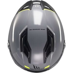 MT Stınger 2 Solıd A12 Parlak Gri Kapalı Kask