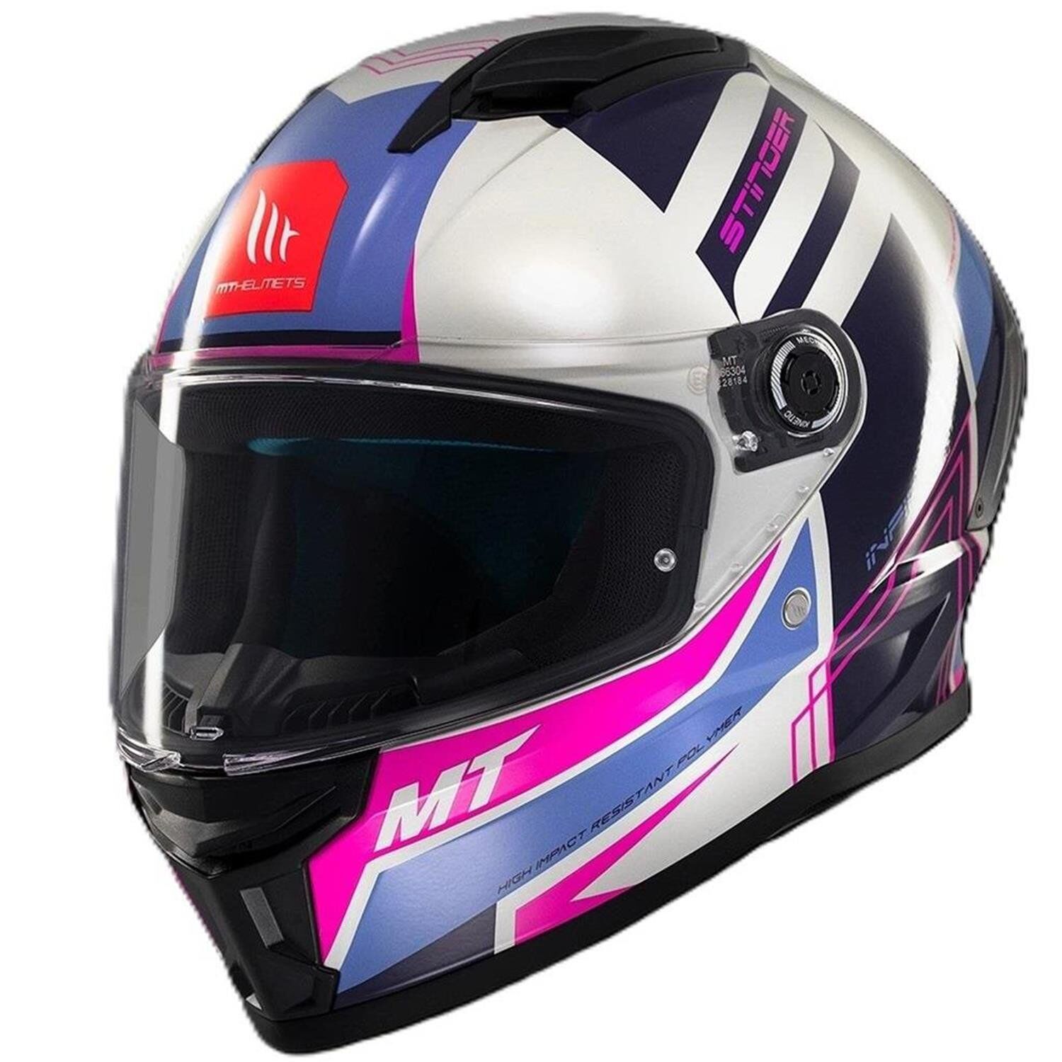 MT Stınger 2 Tron c8 Parlak Kapalı Kask (XS)
