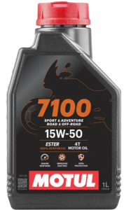 MOTUL 7100 15W50 MOTOSİKLET YAĞI (1 LT) (2019-2022 TARİHLİ)
