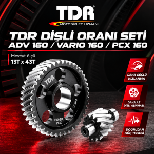 Tdr Pcx 160 / Adv 160 Hareketli Dişli Seti 13Tx43T (2021-2026)