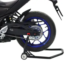 Gp Kompozit Unıversal Demir Arka Kaldırma Sehpası Siyah Maşadan