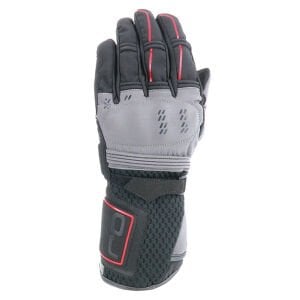 Oj Hıdeaway Siyah/Kırmızı Kışlık Korumalı Uzun Eldiven (EN 13594 Sertifikalı)