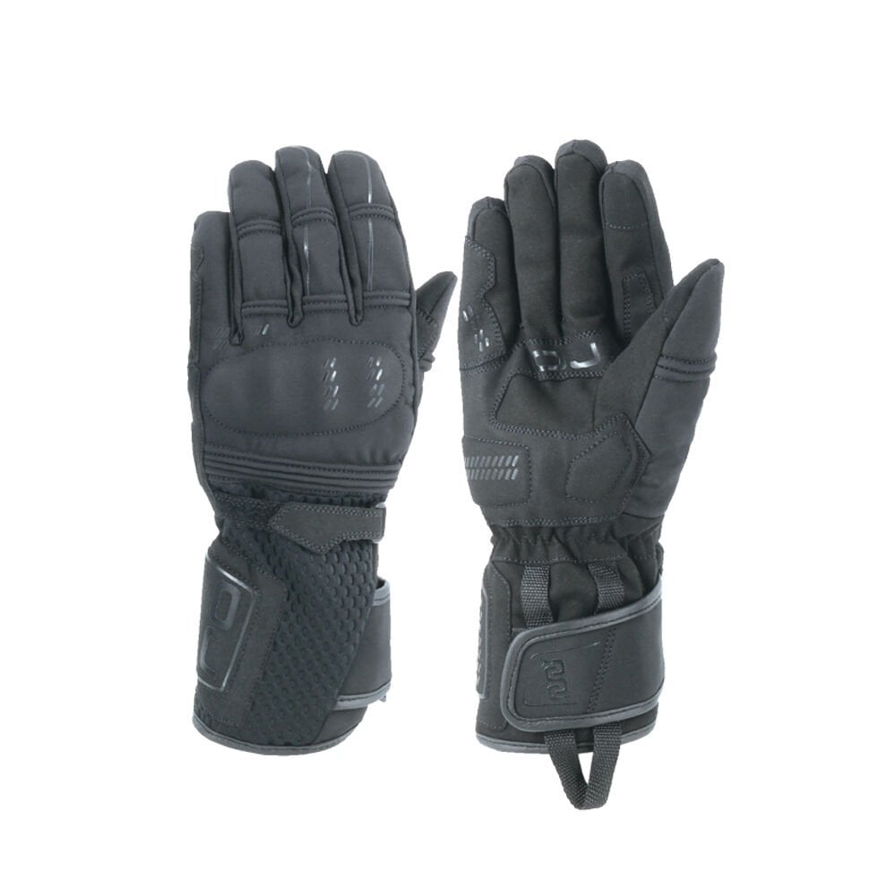 Oj Hıdeaway Siyah Kışlık Korumalı Uzun Eldiven (EN 13594 Sertifikalı)
