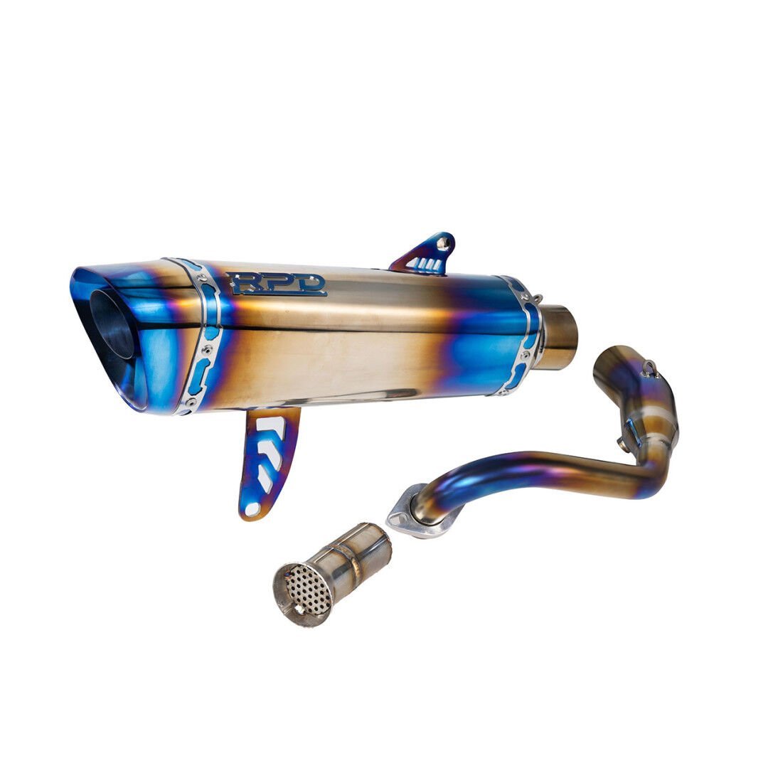 Rpd X-Max Mavi / Titanyum / Tam Sistemli RPD Titanyum Susturuculu TYNOX Egzoz