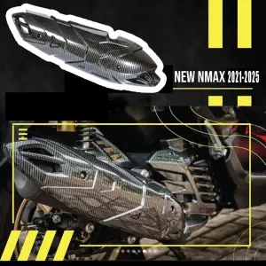 T-Moto Nmax 125/155 2021-2025 Egzoz Koruma Karbon Kapak