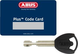 Abus (YENİ NESİL 2.0) 120cm 12mm Loop Zincir  + 8077 Granit Alarmlı Kilit