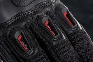 Furygan Volt Yazlık Eldiven Siyah Kırmızı (EN 13594 Sertifikalı)