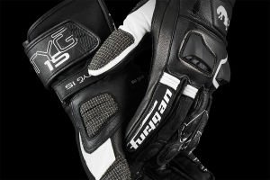 Furygan STYG15 Deri Motosiklet Eldiveni Siyah Beyaz