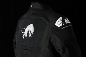 Furygan Atom Vented Evo Yazlık Korumalı Erkek Ceketi Siyah Beyaz