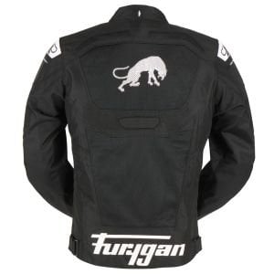 Furygan Atom Vented Evo Yazlık Korumalı Erkek Ceketi Siyah Beyaz