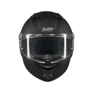 MT Stinger 2 Pure A1 Matt Siyah Kapalı Kask