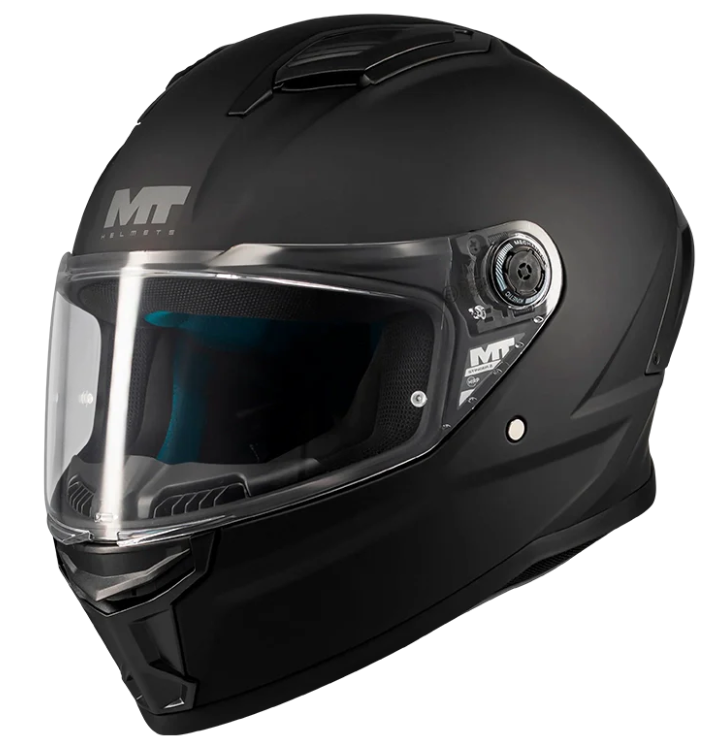 MT Stinger 2 Pure A1 Matt Siyah Kapalı Kask