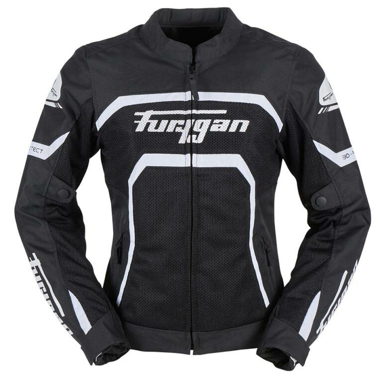 Furygan Mystıc Evo Vented Yazlık Kadın Korumalı Montu Siyah Beyaz