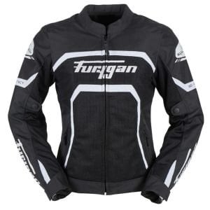 Furygan Mystıc Evo Vented Yazlık Kadın Korumalı Montu Siyah Beyaz