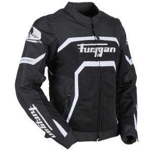 Furygan Mystıc Evo Vented Yazlık Kadın Korumalı Montu Siyah Beyaz