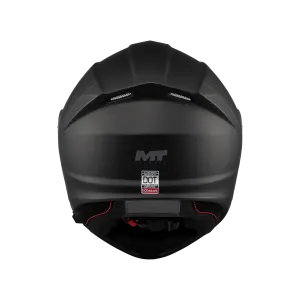 MT Genesis Sv Pure A1 Matt Siyah Çene Açılır Kask