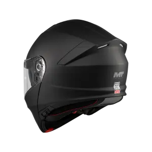 MT Genesis Sv Pure A1 Matt Siyah Çene Açılır Kask