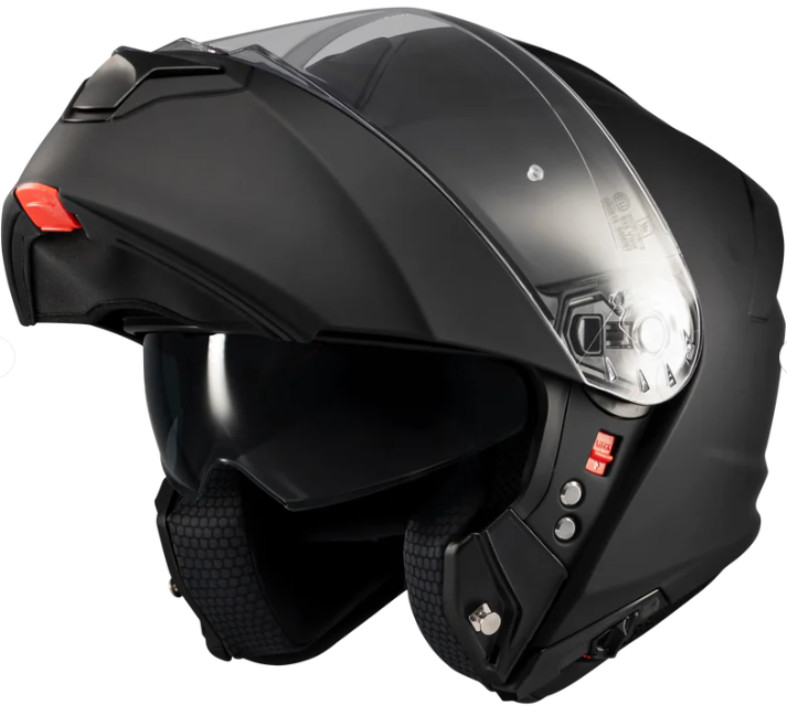 MT Genesis Sv Pure A1 Matt Siyah Çene Açılır Kask