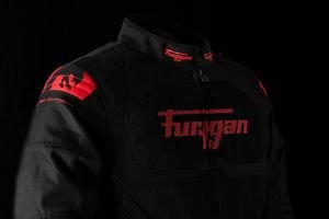 Furygan Atom Vented Evo Erkek Yazlık Ceket Siyah Kırmızı