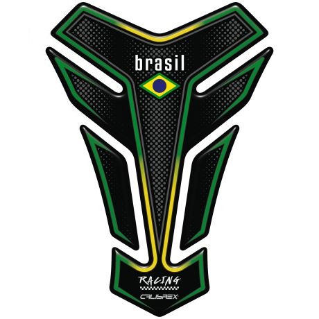 Calibrex Brazil Flag Tank Pad TPU242