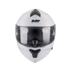 MT Genesis Sv Pure A0 Parlak Beyaz Çene Açılır Kask