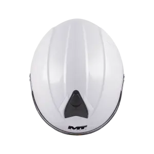 MT Genesis Sv Pure A0 Parlak Beyaz Çene Açılır Kask