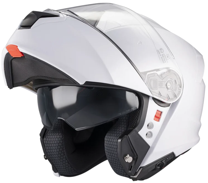 MT Genesis Sv Pure A0 Parlak Beyaz Çene Açılır Kask