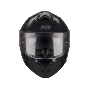 MT Genesis Sv Pure A1 Parlak Siyah Çene Açılır Kask