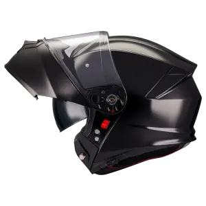 MT Genesis Sv Pure A1 Parlak Siyah Çene Açılır Kask