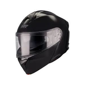 MT Genesis Sv Pure A1 Parlak Siyah Çene Açılır Kask