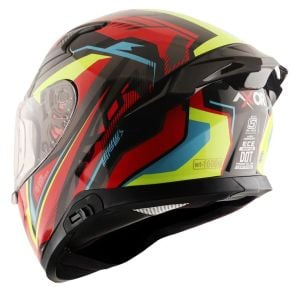 Axor Apex Road Trip Gloss Black Red Helmet