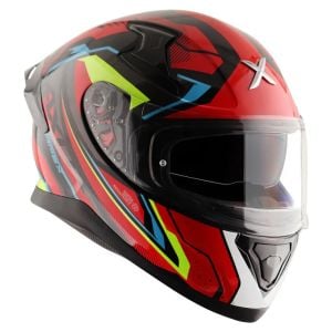 Axor Apex Road Trip Gloss Black Red Helmet