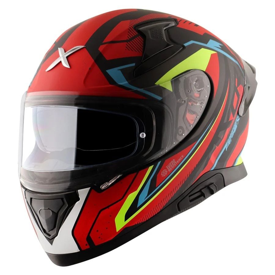 Axor Apex Road Trip Gloss Black Red Helmet