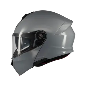 MT Genesis Sv Pure A12 Parlak Gri Çene Açılır Kask