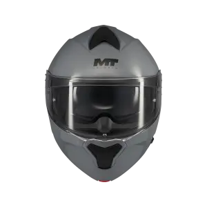 MT Genesis Sv Pure A12 Parlak Gri Çene Açılır Kask