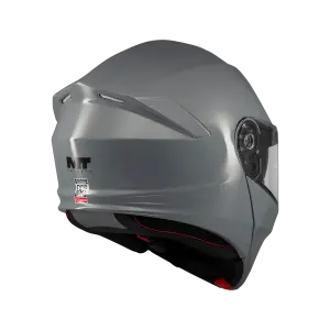 MT Genesis Sv Pure A12 Parlak Gri Çene Açılır Kask