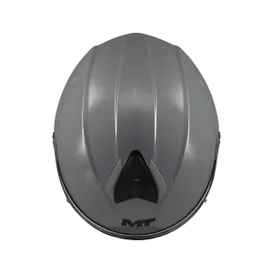 MT Genesis Sv Pure A12 Parlak Gri Çene Açılır Kask